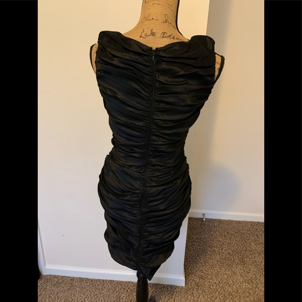 Calvin Klein Ruched Cocktail Dress - Picture 2 of 4